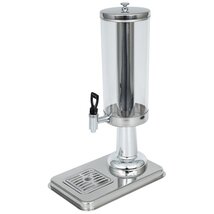 TOO KT-328 Gyümölcslé, juice adagoló 8 literes ezüst, állványon