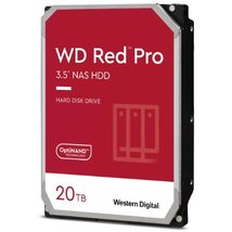 WESTERN DIGITAL 3.5" HDD SATA-III 20TB 7200rpm 512MB Cache, CAVIAR Red Pro WESTERN DIGITAL 3.5" HDD SATA-III 20TB 7200rpm 512MB Cache, CAVIAR Red Pro