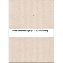 A4 félfamentes 10db rajzlap