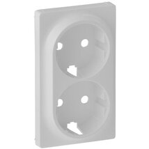 Legrand 754950 Valena Life fehér 2x2P+F csatlakozóaljzat burkolat