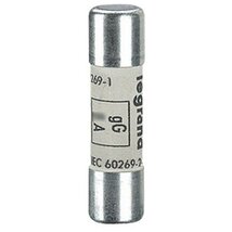 Legrand 013306 Lexic 6A gG 10 x38 kiolvadás jelző nélkül hengeres olvadóbiztosító