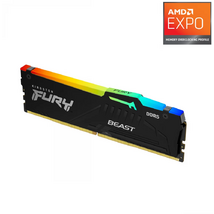 KINGSTON FURY Memória DDR5 16GB 6000MHz CL30 DIMM Beast RGB EXPO KINGSTON FURY Memória DDR5 16GB 6000MHz CL30 DIMM Beast RGB EXPO