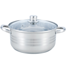 TOO KT-217 5,5 L-es fazék fedővel, 24cm-es konyhai edény TOO KT-217 5,5 L-es fazék fedővel, 24cm-es konyhai edény